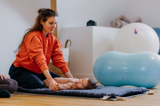 Yoga bébé canopée